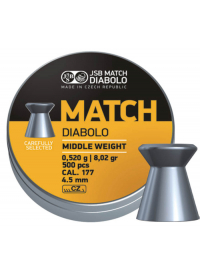[Strelivo Diabolo JSB Match Middle weight 500ks 4,50mm]